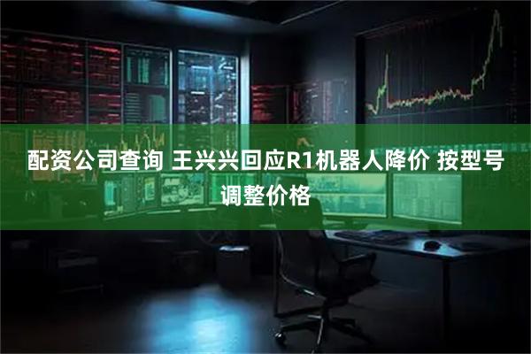 配资公司查询 王兴兴回应R1机器人降价 按型号调整价格